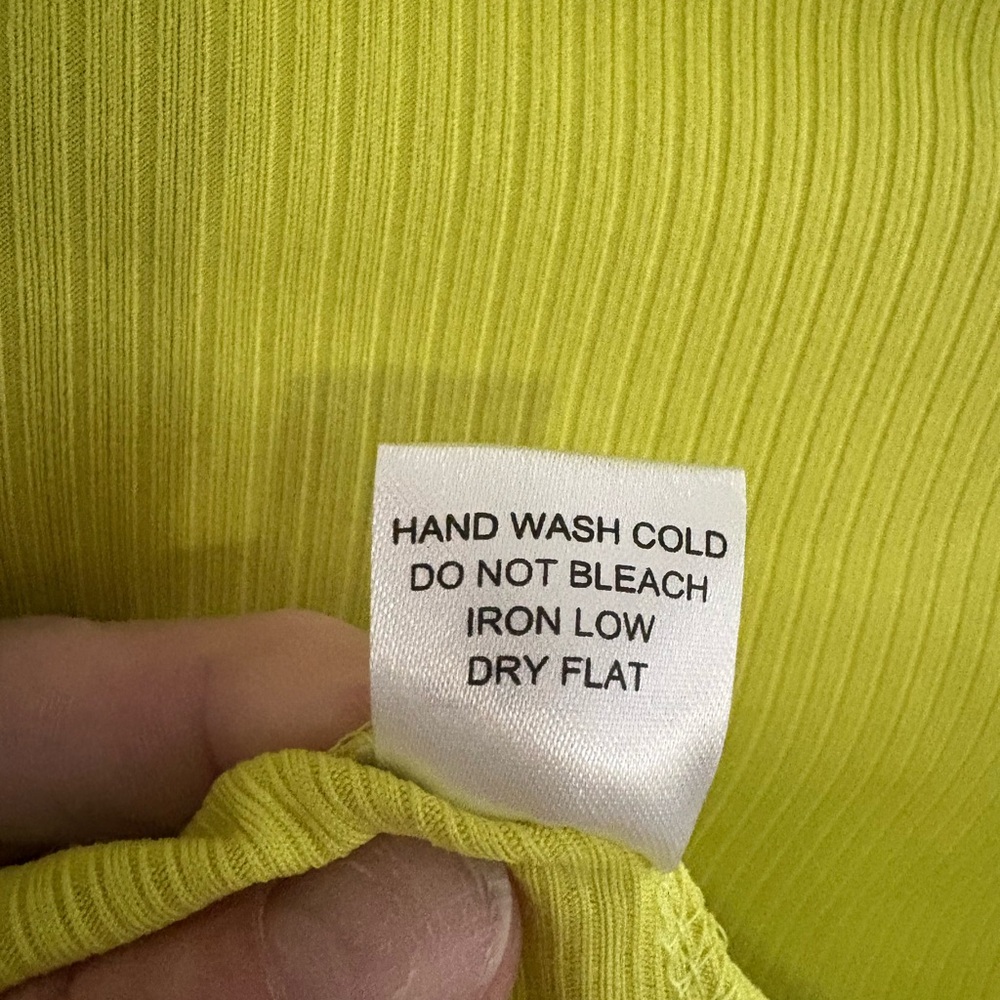 Brand new Bright Yellow Long Sleeve Top - Picture 6 of 6